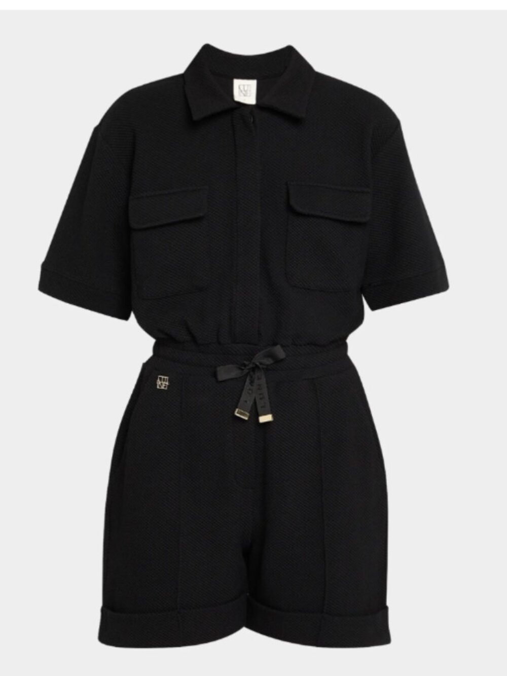 Lune Active black Moon Classic short jumpsuit jumper shorts Sz medium